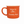 Lost Boy Creations Campfire Mug in Orange — other side, cream 