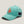 Flamingo Flats Low-Pro Hat mint low-profile snapback three-quarter view with coral LBC surfer embroidery and Conch Republic flag patch | Lost Boy Creations Key West