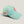 Flamingo Flats Low-Pro Hat mint low-profile snapback side view with coral flamingo silhouette embroidery and Virgin Islands flag patch | Lost Boy Creations Key West