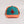 Coral Reefer high crown 6-panel trucker hat front view with bold orange embroidered Lost Boy Creations logo orange brim and orange mesh back | Lost Boy Creations Key West