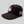 Lost Boy Creations Halloween Hat 2026 in Black — angled front view, jack-o'-lantern Lost Boy logo and orange-bordered Conch Republic flag patch | Lost Boy Creations Key West