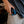 Wood and Epoxy Cash Clip Card Holder in Blue — lifestyle shot, pulling card holder from front pocket | Lost Boy Creations Key West