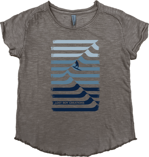 Blues Colorway Grey Ladies Tee