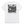 Men's Bronco Tee 2.0 in White — back flat lay, full-back Bronco graphic in tones of gray and black with signature Lost Boy Creations styling | Lost Boy Creations Key West
