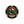 Lost Boy Creations Poker Chip in Black & Green — front view, red and green surfer silhouette graphic | Lost Boy Creations Key West