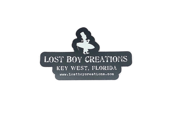 Lost Boy Creations lostboy.com website sticker | Lost Boy Creations Key West