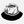 Under Cover Bucket Hat in Black/White — crown detail, black-and-white tropical leaf print with solid black brim | Lost Boy Creations Key West