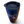 LBC 20oz Himalayan Tumbler in Blue — tumbler, metallic-blue finish, black lid, white logo | Lost Boy Creations Key West