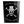 LBC Captain's Bottle in Black/White — logo close-up, white top-hat skull and crossed tools with Work Like A Captain, Play Like A Pirate slogan | Lost Boy Creations Key West