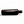 LBC Captain's Bottle in Black/White — horizontal side view, white Lost Boy Creations lettering and silver cap | Lost Boy Creations Key West
