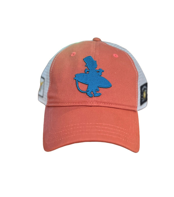 Low Pro Lid - Salmon and Blue
