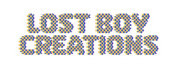 Lost Boy Creations LBC retro sticker with vintage style graphic | Lost Boy Creations Key West