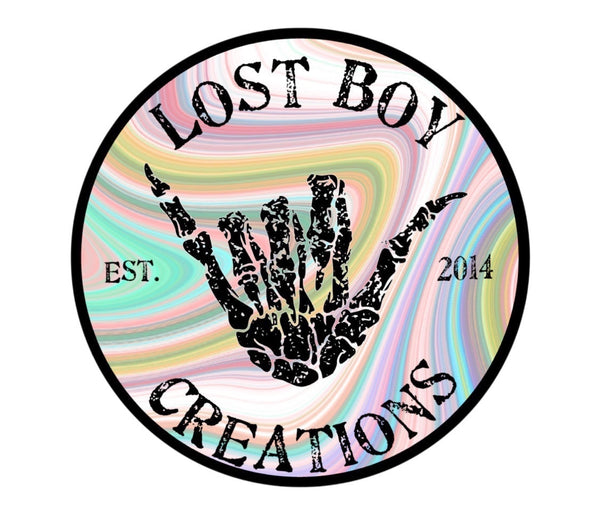 Lost Boy Creations shaka sticker with hang loose island graphic | Lost Boy Creations Key West