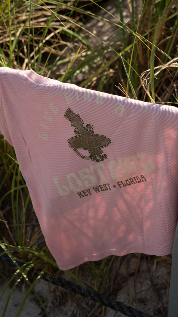 Ladies Lost Girl Ribbed Tank