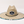 Lost Boy Straw Hat teal colorway flat front view with Lost Boy Creations patch and black chin strap | Lost Boy Creations Key West