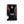 Lost Boy Creations wood and epoxy cash clip card holder Black colorway front view showing engraved Lost Boy silhouette logo | Lost Boy Creations Key West