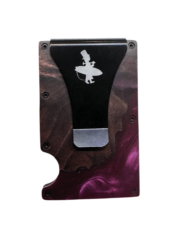 Wood and Epoxy Cash Clip - Card Holder