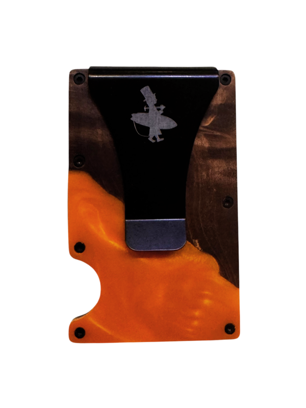 Wood and Epoxy Cash Clip - Card Holder