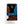 Lost Boy Creations wood and epoxy cash clip card holder Light Blue colorway front view showing engraved Lost Boy silhouette logo | Lost Boy Creations Key West
