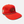 Tomato Soup Hat in Rustic Red — front three-quarter view, brown leather patch and decorative rope trim on the brim | Lost Boy Creations Key West