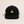 Rasta Golf Hat in Black — front flat lay, Rasta multicolor LBC woven patch on structured black crown | Lost Boy Creations Key West