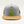 Lime and Cork flat bill snapback hat grey heather crown front view with green raised Lost Boy surfer embroidery and natural cork brim | Lost Boy Creations Key West