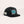 Lost Boy Creations Ghetto Blaster black snapback hat with a blue boombox patch and contrast stitching