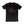 Lost Boy Creations black cotton t-shirt featuring a white definition graphic on the front and a hem tag.