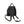 Mini Bag black water-resistant mini backpack side view showing crossbody and backpack carry straps | Lost Boy Creations Key West