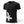 Men's Lost Boy Silhouette Tee black ghost mannequin front view with off-center white Lost Boy surfer silhouette graphic | Lost Boy Creations Key West