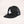 Lost Boy Creations black trucker hat with white embroidered logo and Conch Republic side patch