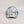 Lost Boy Creations Coral Cruiser floral snapback hat with seafoam mesh back and coral embroidered logo