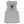 Lost Boy Creations gray muscle tank top with a black skull and crossbones pirate graphic on the back