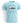Lost Boy Creations light blue crew neck t-shirt featuring a colorful hammerhead shark graphic on the chest.