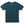 Back view of Lost Boy Creations marine blue tri-blend crew neck t-shirt with small white logo on the nape