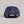 Lost Boy Creations Lei'd Back navy floral mesh snapback hat seen from the back with Live Like a Lost Boy embroidery