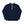 LBC Golf 1/4 Zip navy front flat lay with orange Lost Boy surfer logo on left chest, white zip placket, and Key West vibe patterned inner collar | Lost Boy Creations Key West