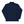 LBC Golf 1/4 Zip navy back flat lay with clean solid navy performance fabric and orange LBC patch on left sleeve | Lost Boy Creations Key West