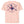 Men's Floral Surfer Tee in Peach — back flat lay, full-back floral Lost Boy silhouette graphic | Lost Boy Creations Key West