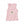 Lost Boy Creations light pink ribbed cotton tank top with a green and white graphic print on the front