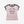 Women's Surfing Club Ringer Tee Desert Pink ringer tee with contrast black bands and Surfing Club graphic print front view | Lost Boy Creations Key West