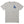 Men's Conch Republic Tee in Quartz Grey — front flat lay, navy Conch Republic logo on chest | Lost Boy Creations Key West