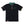 Rasta Golf Polo black front flat lay with green Lost Boy Creations logo on left chest and Rasta-print collar and sleeve cuffs in red yellow and green | Lost Boy Creations Key West