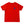 Kid's Conch Republic Tee in Red — front flat lay, navy Conch Republic logo on chest | Lost Boy Creations Key West