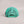 Back view of Lost Boy Creations Coral Cruiser snapback hat featuring seafoam green mesh and embroidered text.