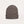 Lost Boy Creations smoke grey heathered rib-knit beanie with a fold-over cuff on a neutral background.