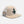 Lost Boy Creations Forest Sand Dunes trucker hat with tan front, white mesh back, and green surfer embroidery.