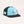 Lost Boy Creations Wave Runner snapback hat in black and aqua with rope brim and US Virgin Islands side patch