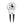 Lost Boy Creations white divot tool with black metal prongs and Golf Like a Lost Boy graphic on the front