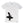 Men's Lost Boy Silhouette Tee white front flat lay with off-center black Lost Boy surfer silhouette graphic | Lost Boy Creations Key West